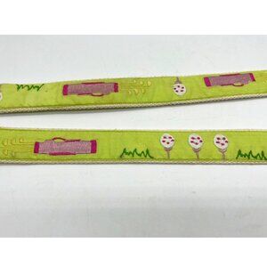 G.W.I Embroidered Belt Golf Motif Small Medium 30”  Made In India